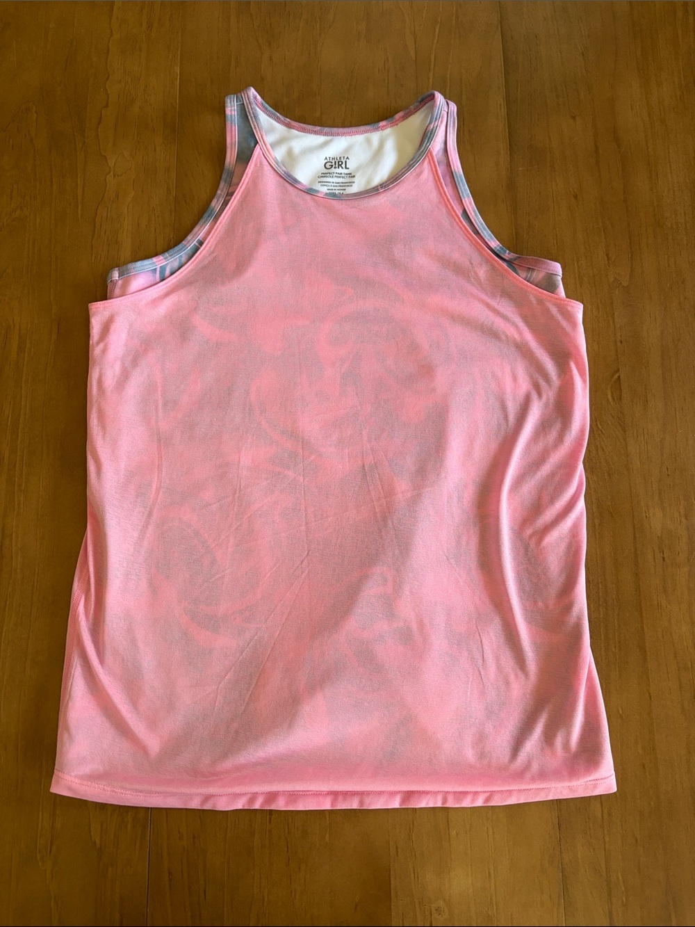 Athleta Girls Pink Perfect Pair Tank